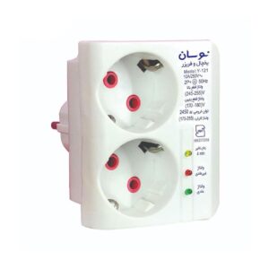 محافظ ولتاژ یخچال و فریزر 2 پریز نوسان الکتریک مدل Y-121