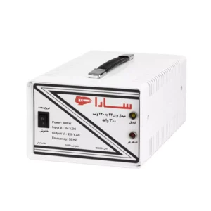 مبدل برق (اینورتر) خودرو 24 ولت DC به 220 ولت AC سارا مدل 300 وات