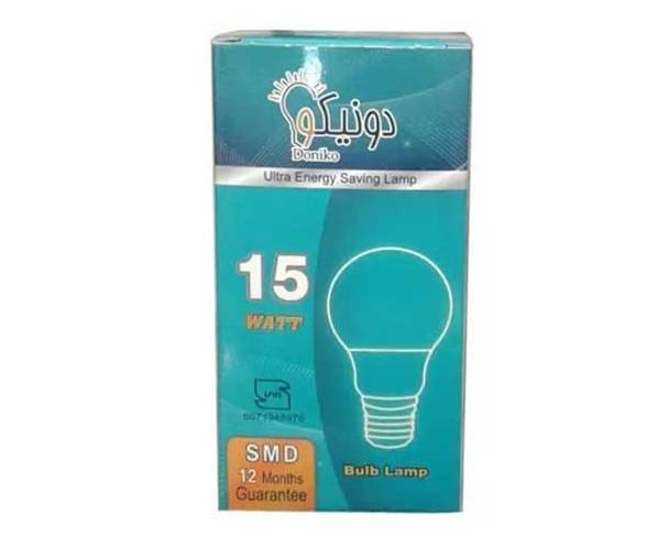 لامپ حبابی 15وات LED دونیکو لامپ حبابی 15وات LED دونیکو - Image 1