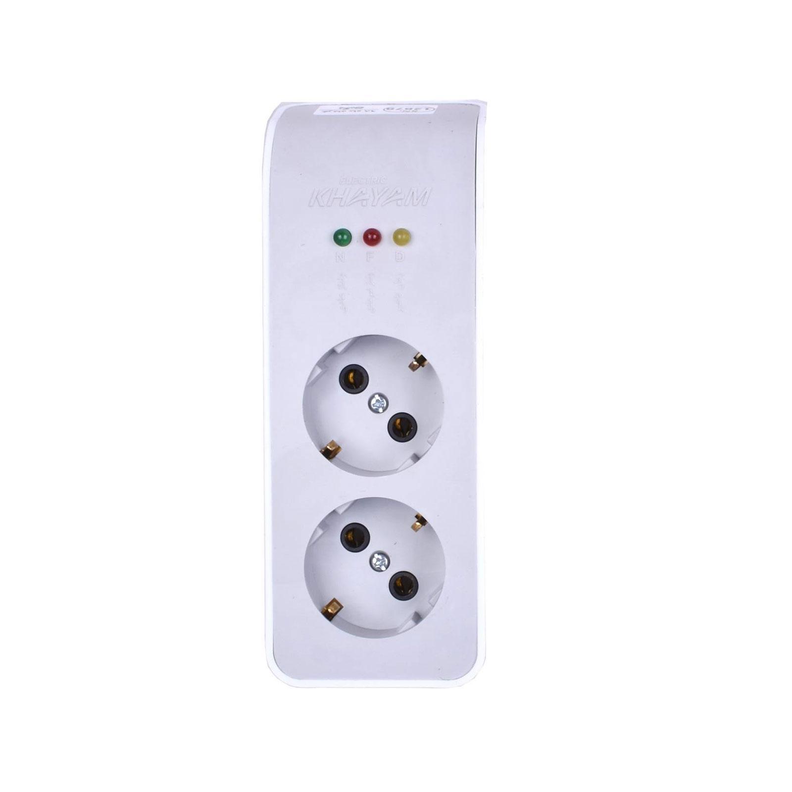 محافظ دوخانه یخچال و فریزر دوشاخه دار خیام الکتریک محافظ دوخانه یخچال و فریزر دوشاخه دار خیام الکتریک - Image 1
