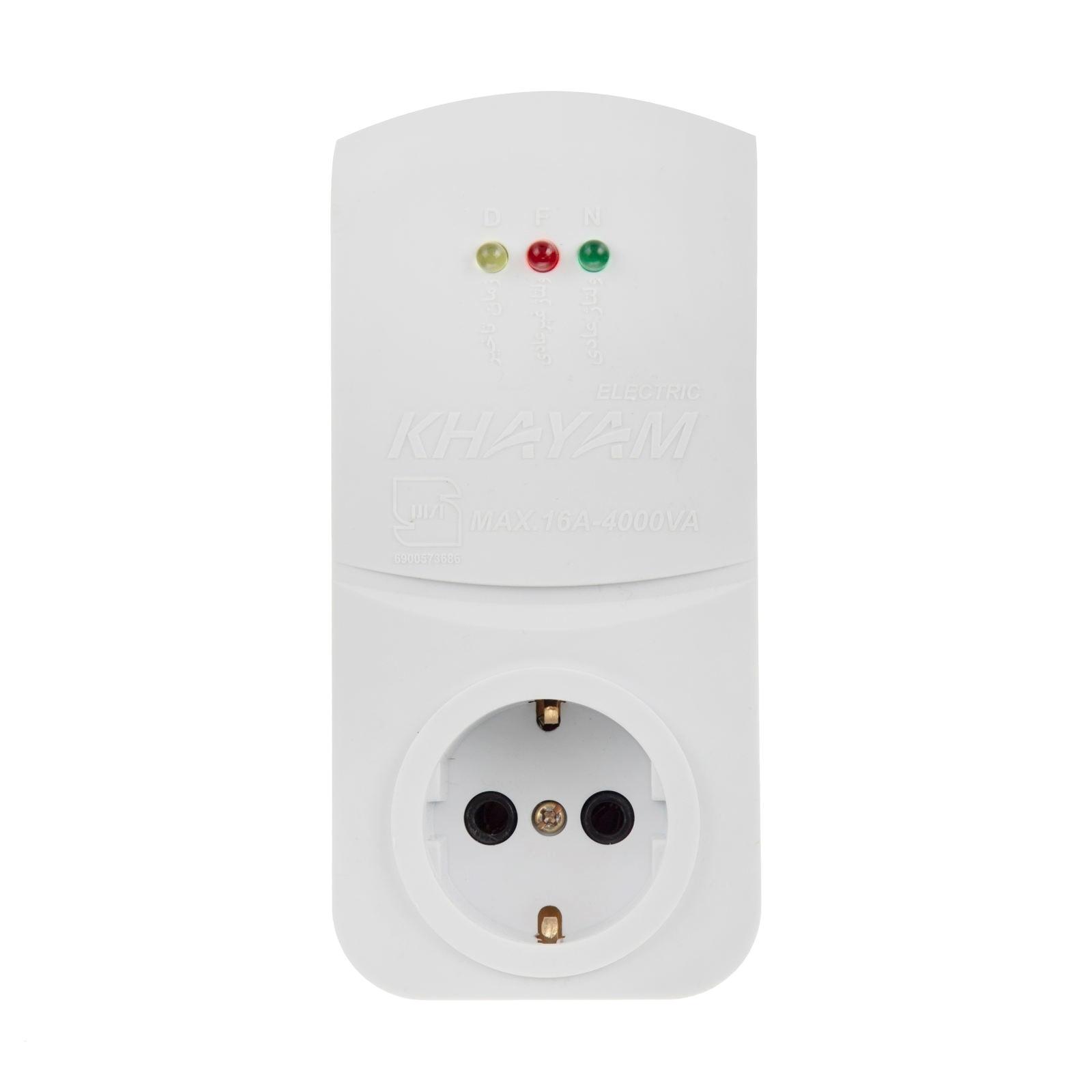 kolergazi محافظ برق ارتدار (سرامیکی) خیام الکتریک مدل ML74 بدون کابل مخصوص کولر گازی - Image 1