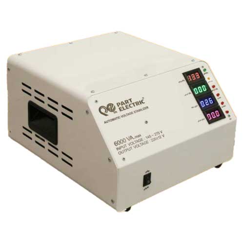 stabilizer6000VA_Part استابلایزر 6000 ولت آمپر پارت الکتریک مدل 2827 - Image 1