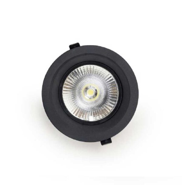 چراغ توکار 25 وات COB بدنه مشکی تیک لایت - Image 2