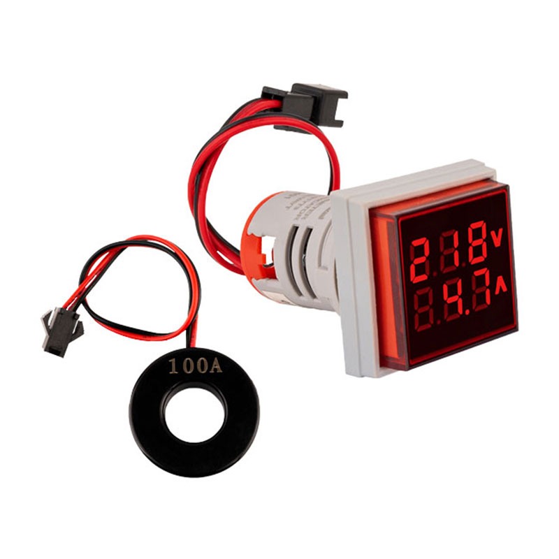 volt-ammeter-lamp چراغ سیگنال ولت آمپرمتر VAYT - 21YT3 شیوا امواج - Image 1