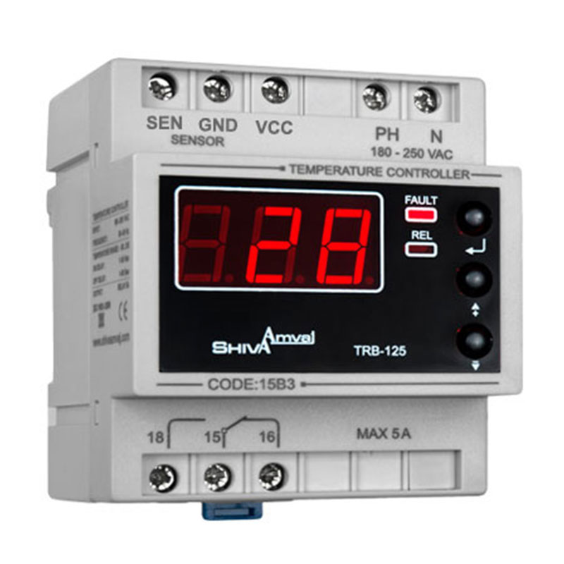 ترموستات-125 ترموستات ۱۲۵+ ~ ۵۰- درجه سانتیگراد TRB-125D - 15B3 شیوا امواج - Image 1