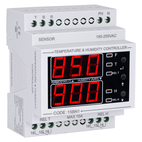 کنترل-کننده-دما-و-رطوبت کنترل کننده دما و رطوبت THBN-100 - 15BN1 شیوا امواج - Image 1