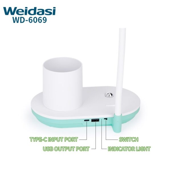 چراغ مطالعه ویداسی مدل WD-6069 - Image 5