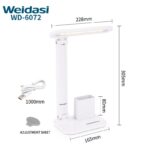 چراغ مطالعه ویداسی مدل WD-6072 - Image 2