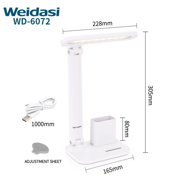 چراغ مطالعه ویداسی مدل WD-6072 - Image 2