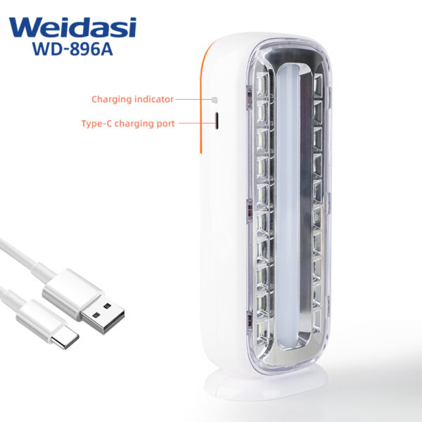 896 (2) چراغ اضطراری ویداسی مدل WD-896A - Image 1
