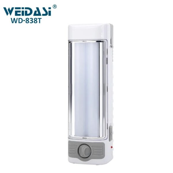 چراغ اضطراری کمپینگ قابل شارژ ویداسی دیمردار مدل WD-838T - Image 5