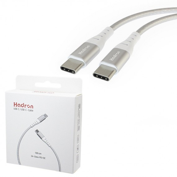 کابل شارژ و دیتا هادرون مدل HTC-C-C01 دارای پورت Type-C کابل شارژ و دیتا هادرون مدل HTC-C-C01 دارای پورت Type-C